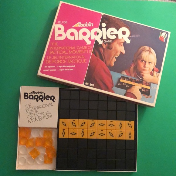 ALADDIN BARRIER BOARD GAME - VINTAGE - GAME OF TACTICAL MOMENTUM - Picture 13 of 13